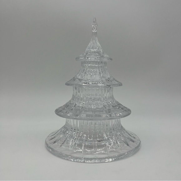 GORHAM 3 TIER CHRISTMAS TREE CANDY DISH - Picture 4 of 9